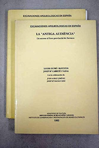 La antigua audiencia, de DUPRÔ RAVENTOS | portada del libro
