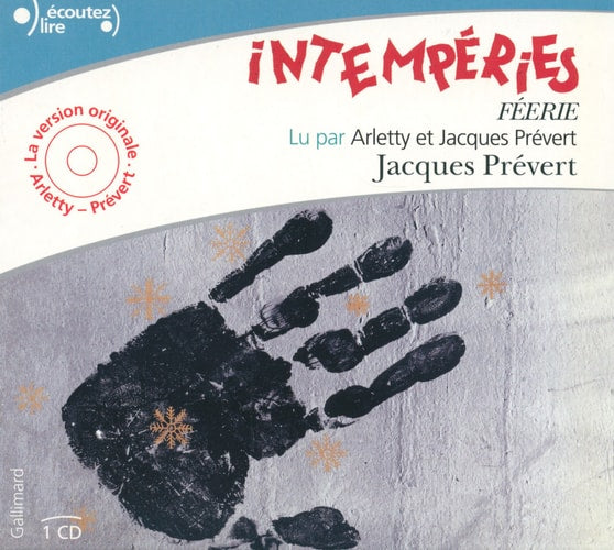 INTEMPERIES CD, de Jacques Prévert | portada del libro