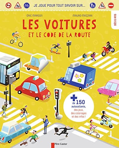 E JOUE POUR TOUT SAVOIR SUR LES VOITURE, de MARSON ERIC#MAZZARI MAURO | portada del libro