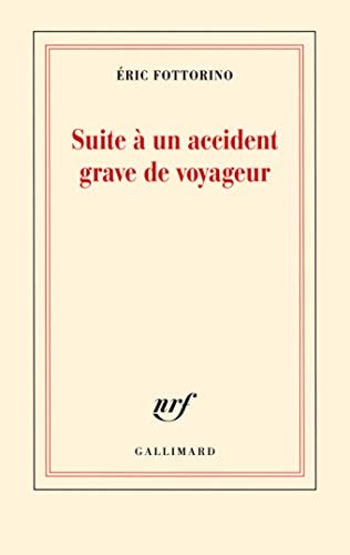 SUITE A UN ACCIDENT GRAVE DE VOYAGEUR, de Éric Fottorino | portada del libro