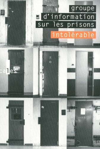 INTOLERABLE, de Philippe Artières | portada del libro