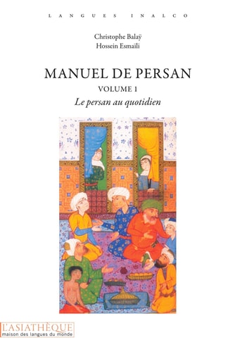 MANUEL DE PERSAN V1, de Christophe Balaÿ | portada del libro