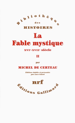 LA FABLE MYSTIQUE T2, de Michel de Certeau | portada del libro
