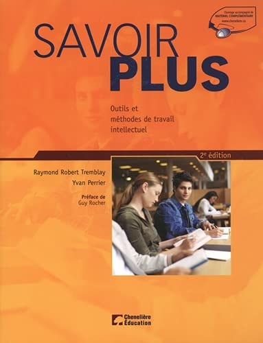 SAVOIR PLUS, de Robert Tremblay | portada del libro