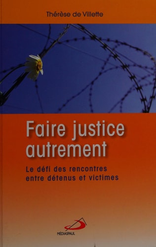 FAIRE JUSTICE AUTREMENT, de Thérèse de Villette | portada del libro