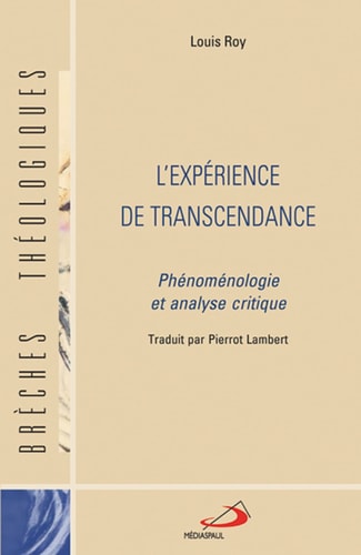 EXPERIENCE DE LA TRANSCENDANCE L', de Louis Roy | portada del libro