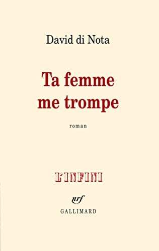 TA FEMME ME TROMPE, de David Di Nota | portada del libro