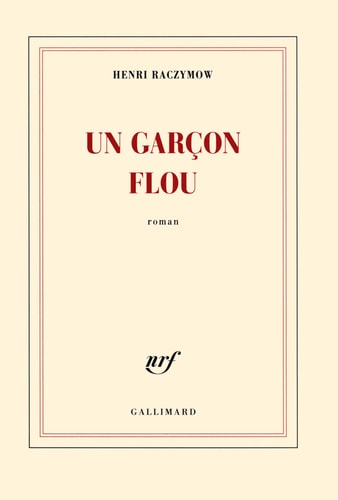 UN GARCON FLOU, de Henri Raczymow | portada del libro