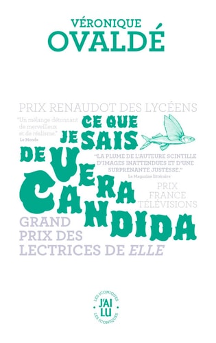 Ce que je sais de Vera Candida, de Véronique Ovaldé | portada del libro