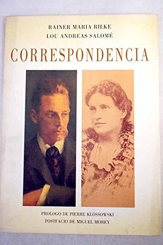 CORRESPONDENCIA HP-8, de RILKEìLOU ANDREAS SALOME | portada del libro