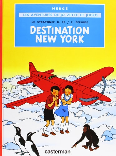 Destination New York, de Hergé | portada del libro