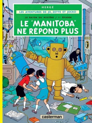 Le Manitoba ne repond plus, de Hergé | portada del libro