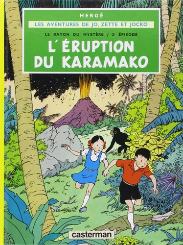 L'ERUPTION DU KARAMAKO, de Hergé | portada del libro