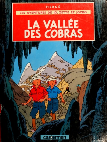 JO, ZETTE ET JOCKO T5 LA VALLEE DES COBRAS, de Hergé | portada del libro