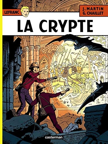 LEFRANC -9- LA CRYPTE, de Jacques Martin | portada del libro