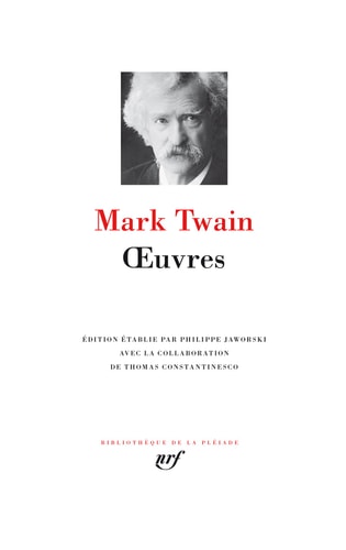 OEUVRES, de Mark Twain | portada del libro