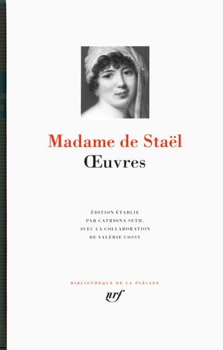 OEUVRES, de Madame de Staël (Anne-Louise-Germaine) | portada del libro