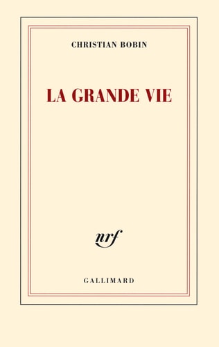 LA GRANDE VIE, de Christian Bobin | portada del libro
