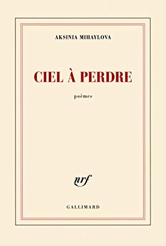 CIEL A PERDRE, de Aksinia Mihaylova | portada del libro