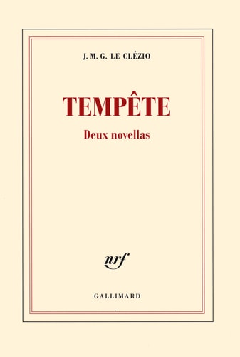 TEMPETE, de Jean-Marie Gustave Le Clézio | portada del libro