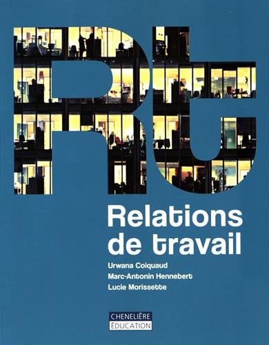 RELATIONS DE TRAVAIL, de Coiquaud | portada del libro