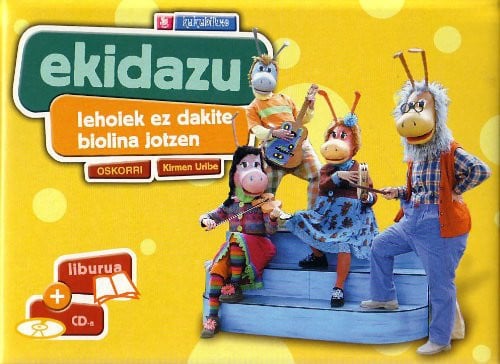 Ekidazu. Lehoiek ez dakite biolina jotzen (Liburua + CDa), de Uribe Urbieta | portada del libro