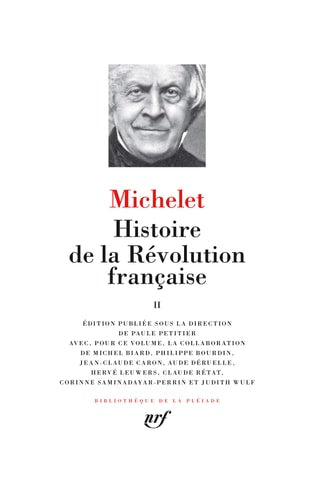 HISTOIRE DE LA REVOLUTION FRANCAISE T2, de Jules Michelet | portada del libro