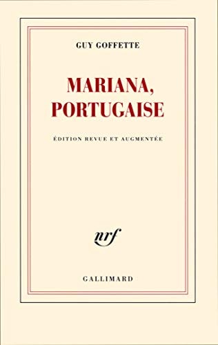 MARIANA PORTUGAISE, de Guy Goffette | portada del libro