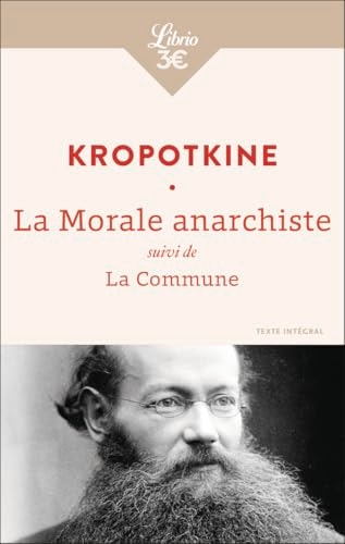 A MORALE ANARCHISTE SUIVI D, de Pierre Kropotkine | portada del libro