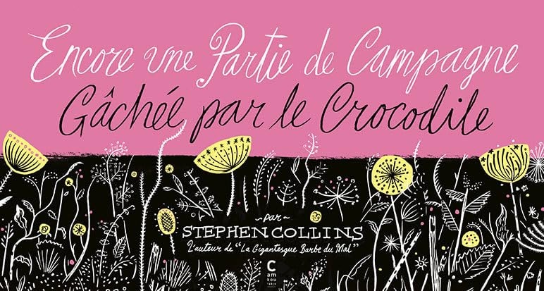 ENCORE UNE PARTIE DE CAMPAGNE GACHEE PAR LE CROCODILE, de Stephen Collins | portada del libro