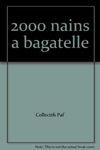 2000 NAINS A BAGATELLE, de David Lavergne | portada del libro
