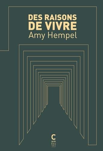 DES RAISONS DE VIVRE, de Amy Hempel | portada del libro