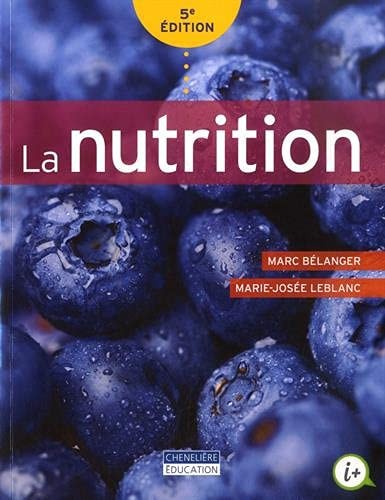 LA NUTRITION, de Geneviève Mercille | portada del libro