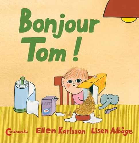 BONJOUR TOM, de Ellen Karlsson | portada del libro