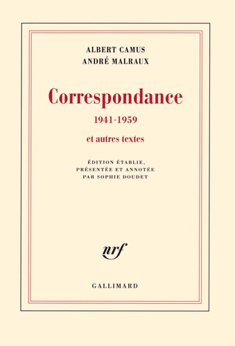 CORRESPONDANCE, de Albert Camus | portada del libro