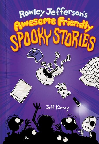 ROWLEY JEFFERSON'S AWESOME FRIENDLY SPOOKY STORIES, de Jeff Kinney | portada del libro