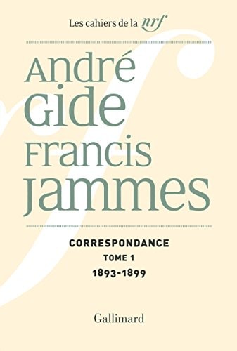 CORRESPONDANCE T1, de André Gide | portada del libro