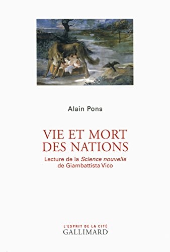 VIE ET MORT DES NATIONS, de Alain Pons | portada del libro