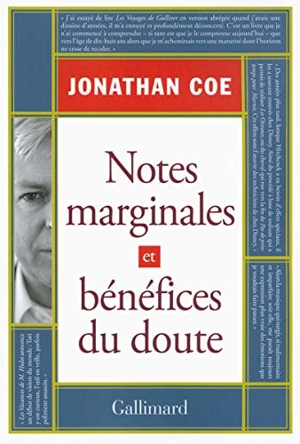 NOTES MARGINALES ET BENEFI, de Jonathan Coe | portada del libro