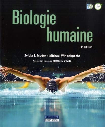 BIOLOGIE HUMAINE, de Sylvia S. Mader | portada del libro