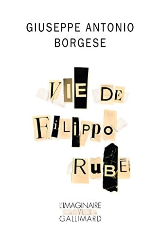 VIE DE FILIPPO RUBE, de Giuseppe Antonio Borgese | portada del libro