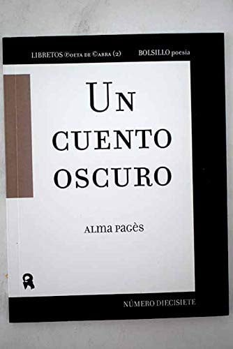 UN CUENTO OSCURO, de PAGÔS | portada del libro