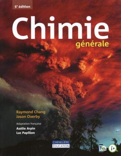CHIMIE GENERALE 5E ED, de Raymond Chang | portada del libro