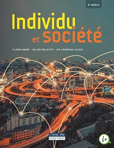 INDIVIDU ET SOCIETE 6E ED, de Claire Denis | portada del libro