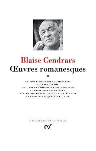 OEUVRES ROMANESQUES T2, de Blaise Cendrars | portada del libro