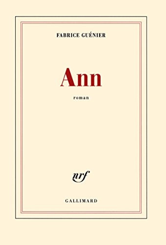 ANN, de Fabrice Guénier | portada del libro