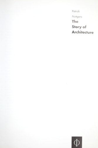 STORY OF ARCHITECTURE, de PHAIDON | portada del libro