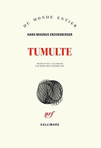 TUMULTE, de Hans Magnus Enzensberger | portada del libro