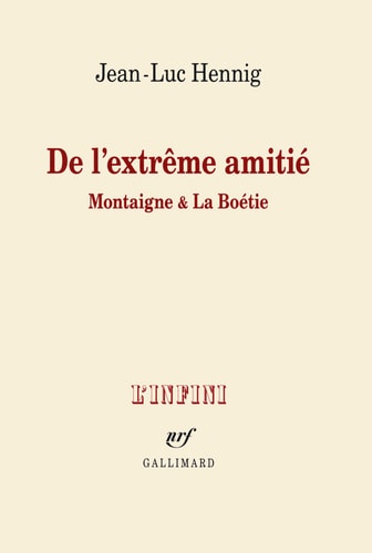 DE L'EXTREME AMITIE, de Jean-Luc Hennig | portada del libro