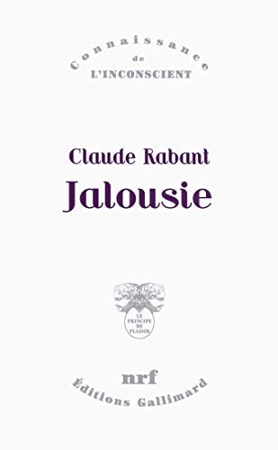 JALOUSIE, de Claude Rabant | portada del libro